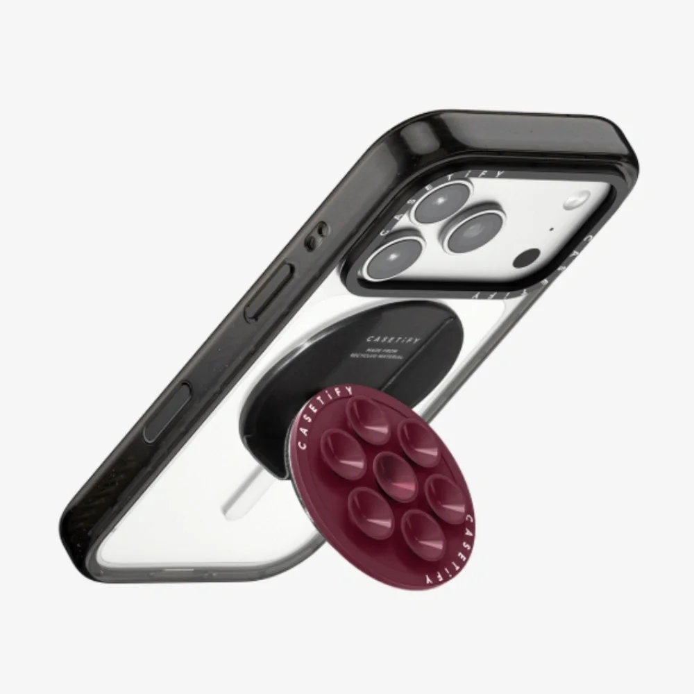 casetify - Snap & Stick Grip Stand - Mulberry